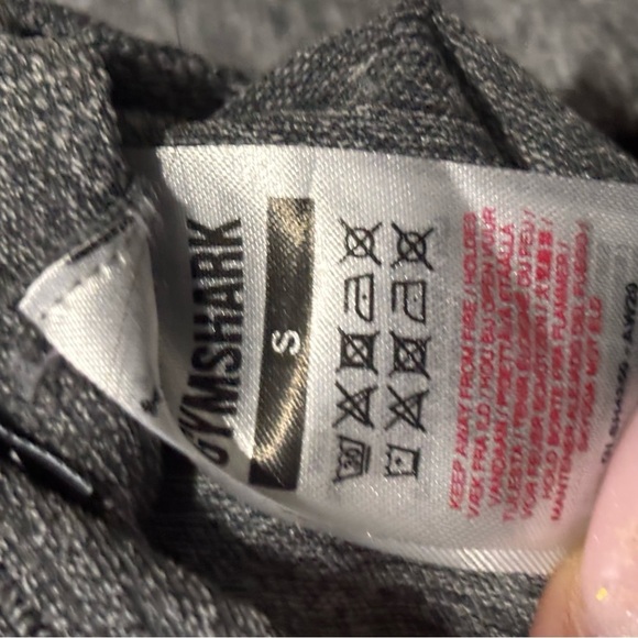 GYMSHARK Flex High Waist Bike Shorts small carbon rose - Picture 3 of 6